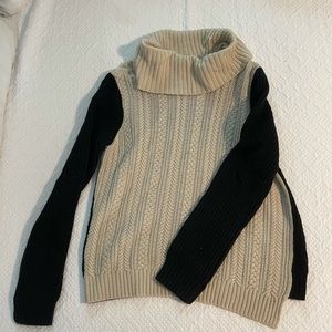 Two toned sweater